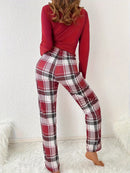 Leve 2 Pague 1] Pijama Feminino Ursinho do Inverno (Proteção e conforto térmico) + BRINDE: 1 Pantufa Antifrío + estilo para usar em casa