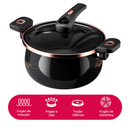 [Leve 2 Pague 1] Panela de Aço Inox Duble Anti-Explosões 8 em 1 + BRINDE: Kit Utensílios