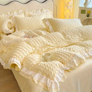 [Leve 2 Pague 1] Roupa de Cama Lucca em Tecido Nobre (Leveza e Sofisticação para Seu Refúgio!) +3 BRINDES: 2 Capas de Travesseiro e Edredom